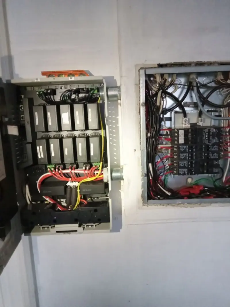 Electrical panel upgrade completed for Security Camera Wiring in Lakeland Highlands
